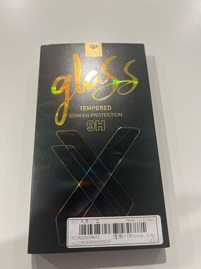 Tempered Screen Protector 9H - Black Holographic Packaging